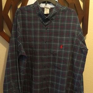 Plaid Walt Disney World Button Down